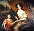 Charles Lennox Duke of Richmond son of Charles II and Louise de Keroualle with his Mother
